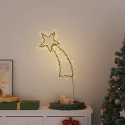Božićna svjetla silueta zvijezde padalice 80 LED dioda toplo