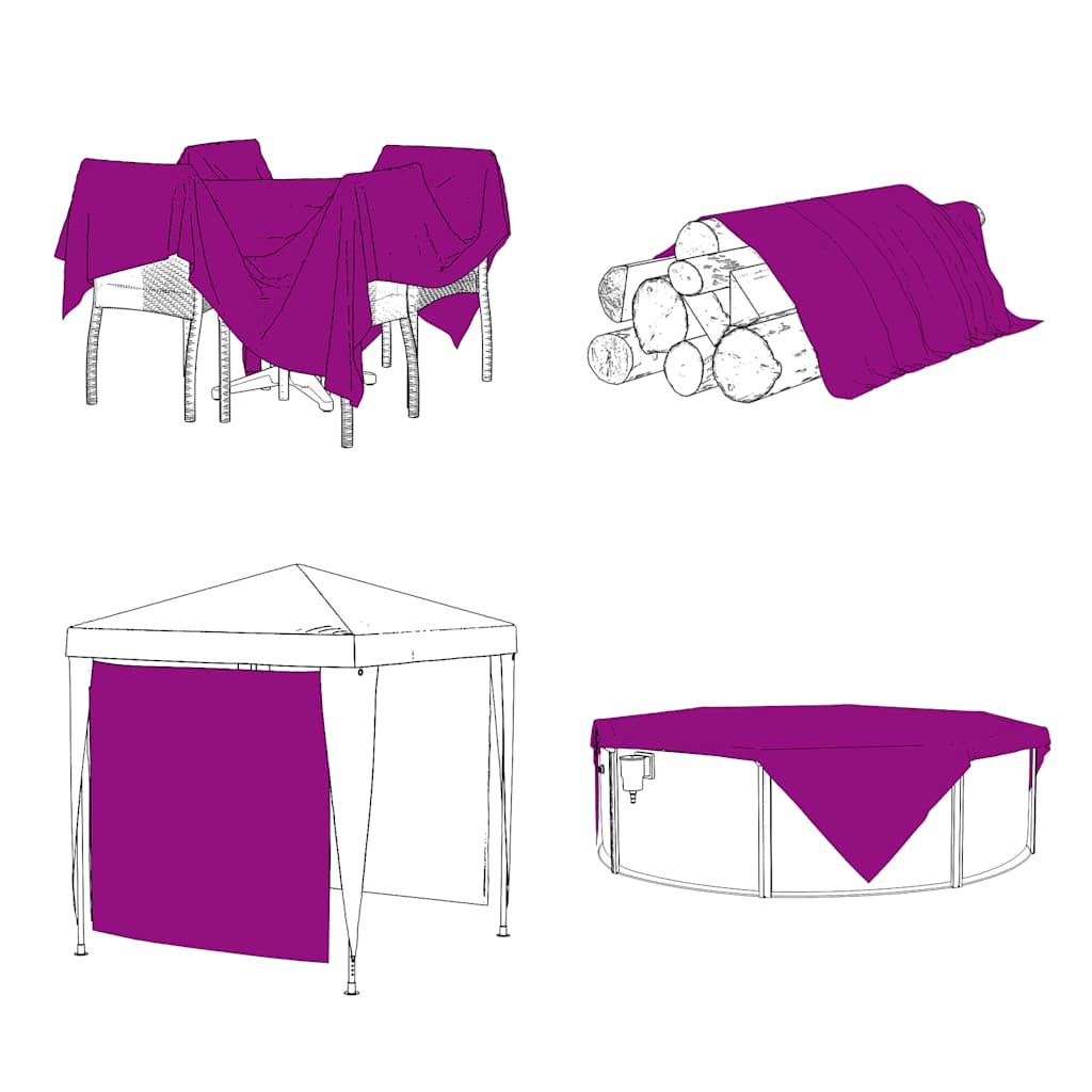 Pokrivač za biljke s rupicama 1x8 m polietilen