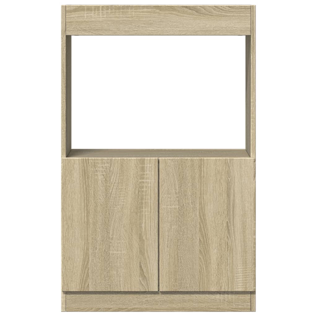 Visoka komoda boja hrasta sonome 63x33x100 cm konstruirano drvo