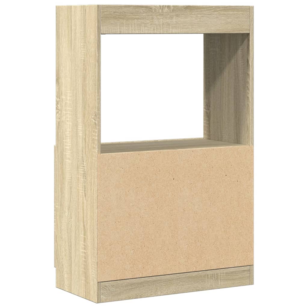 Visoka komoda boja hrasta sonome 63x33x100 cm konstruirano drvo