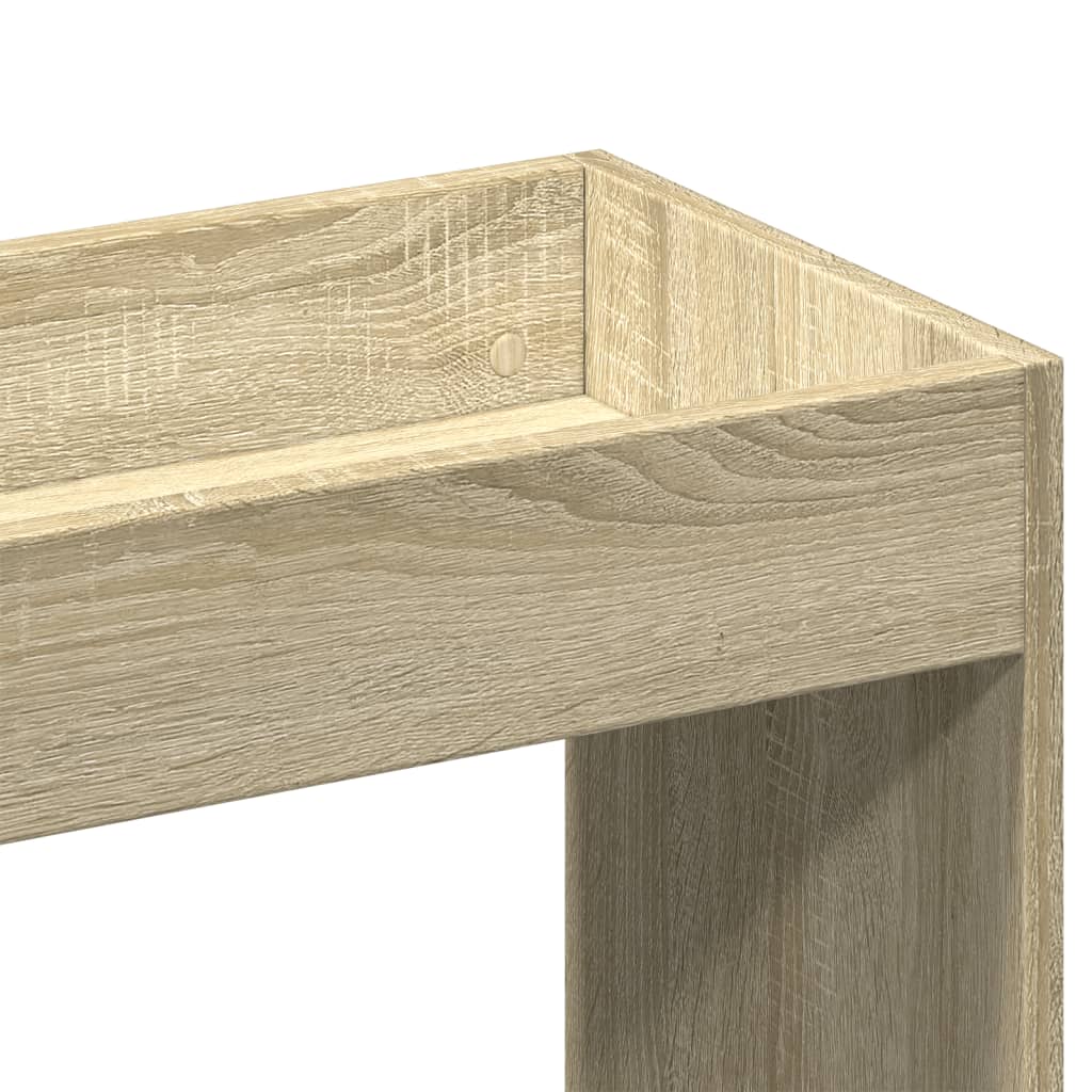 Visoka komoda boja hrasta sonome 63x33x100 cm konstruirano drvo
