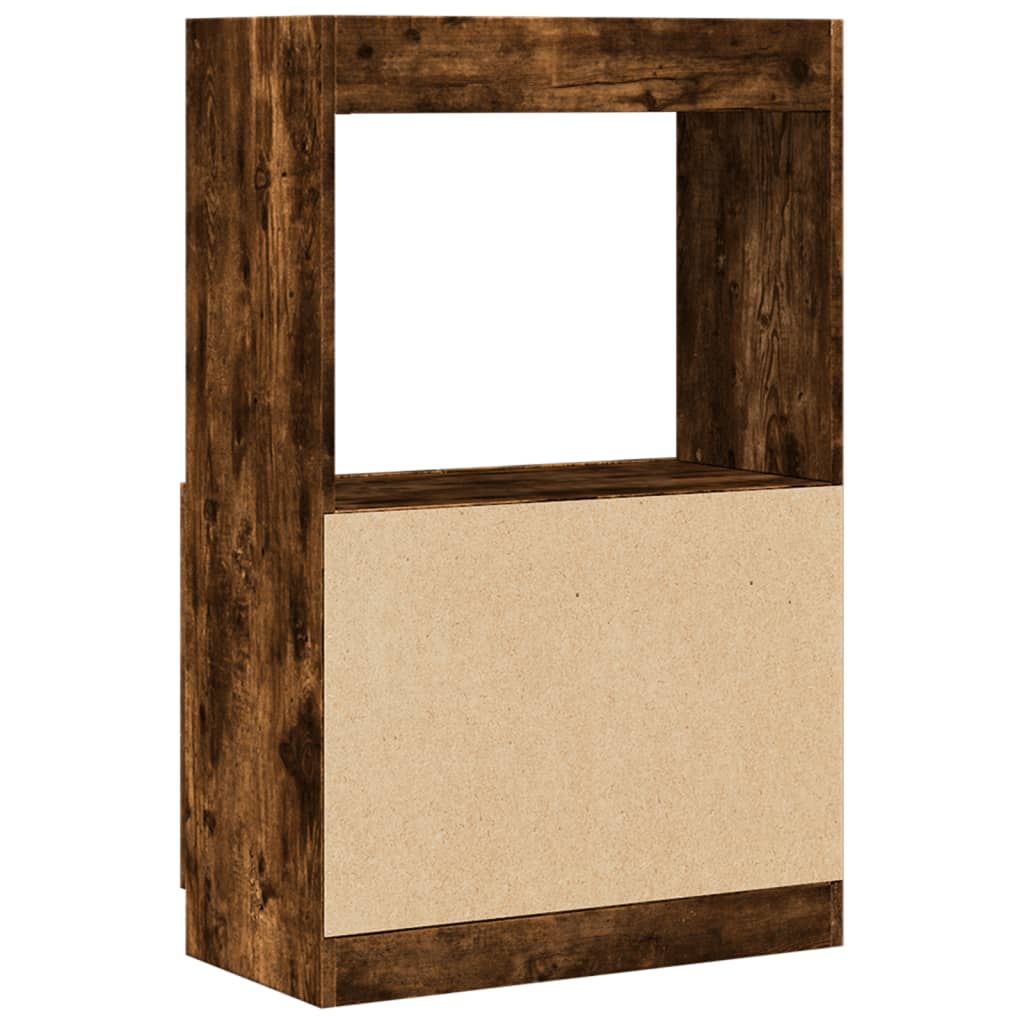 Visoka komoda boja hrasta 63x33x100 cm od konstruiranog drva