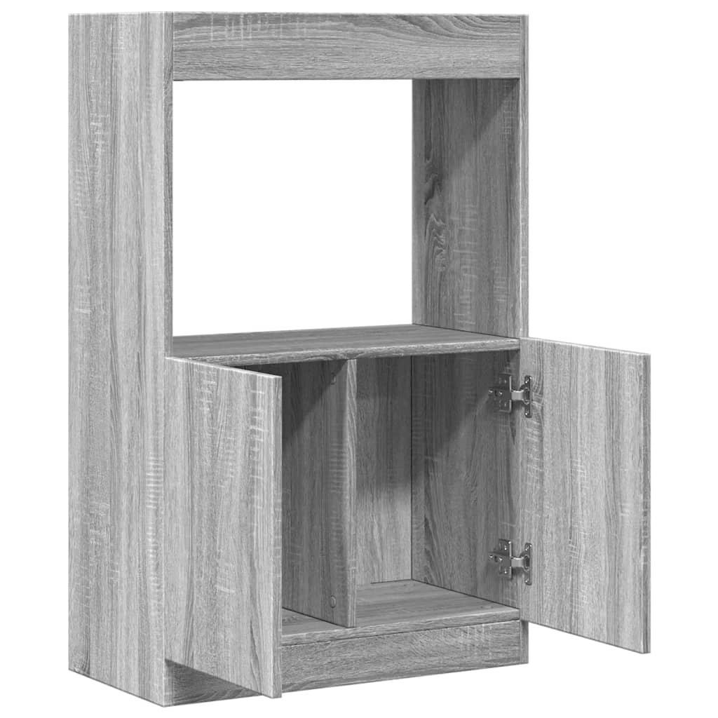 Visoka komoda boja hrasta 63x33x100 cm od konstruiranog drva