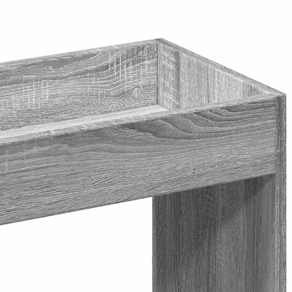 Visoka komoda boja hrasta 63x33x100 cm od konstruiranog drva