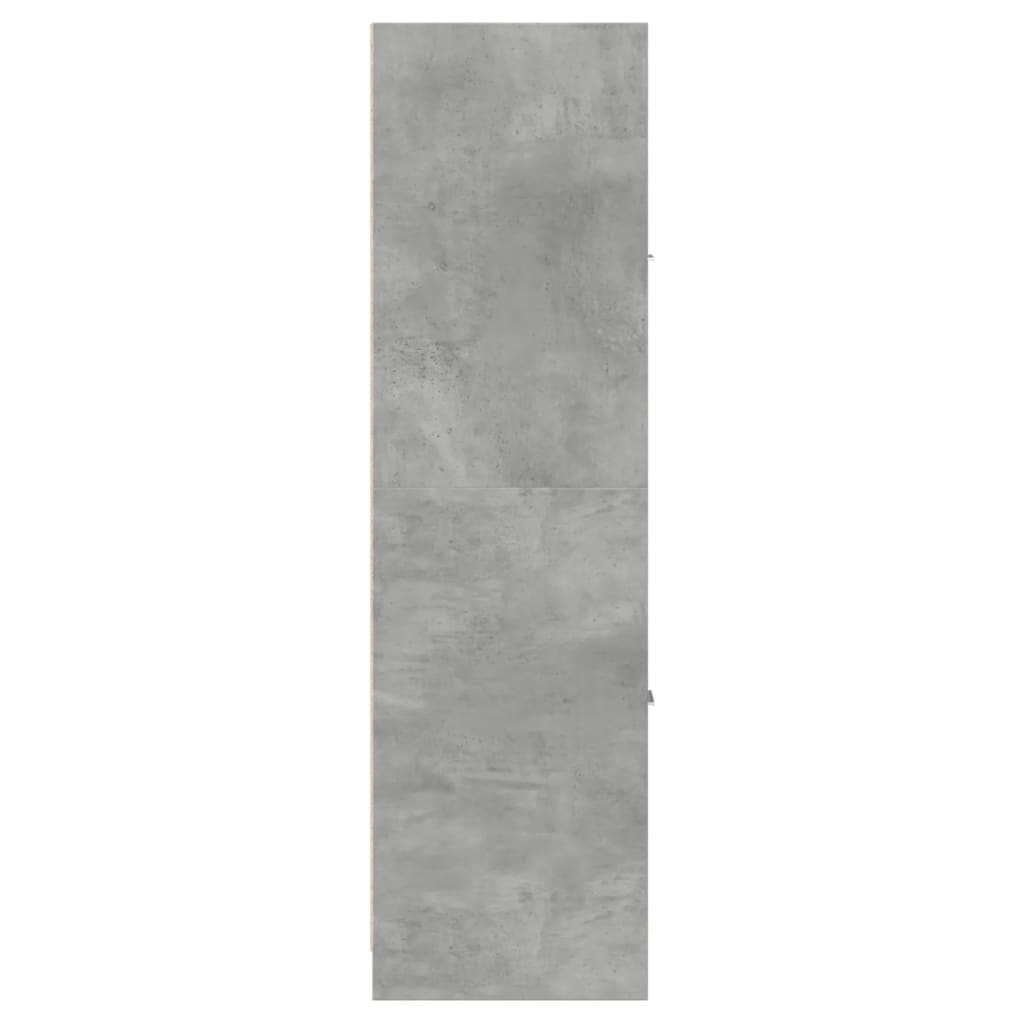 Ormarić za lijekove boja betona 30x41x144,5cm konstruirano drvo