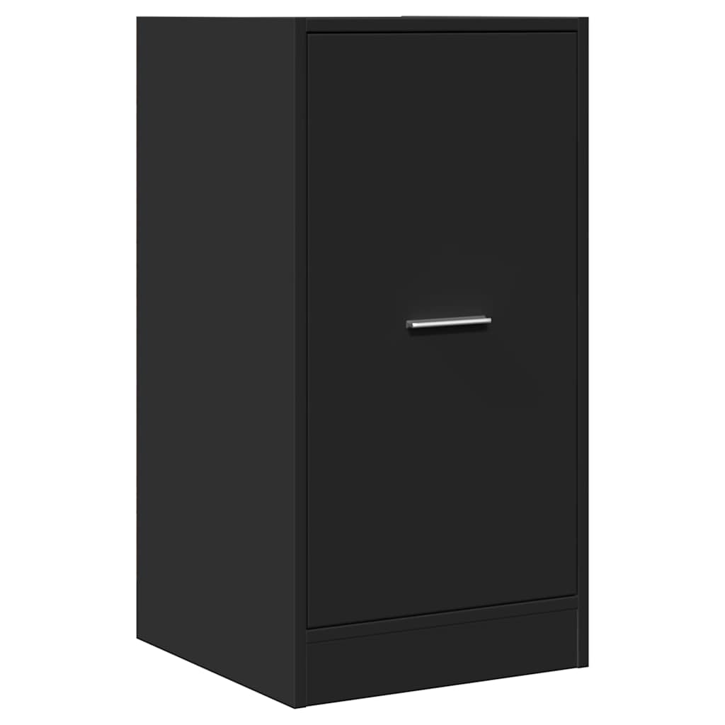Ormarić za lijekove crni 40x41x77,5 cm konstruirano drvo