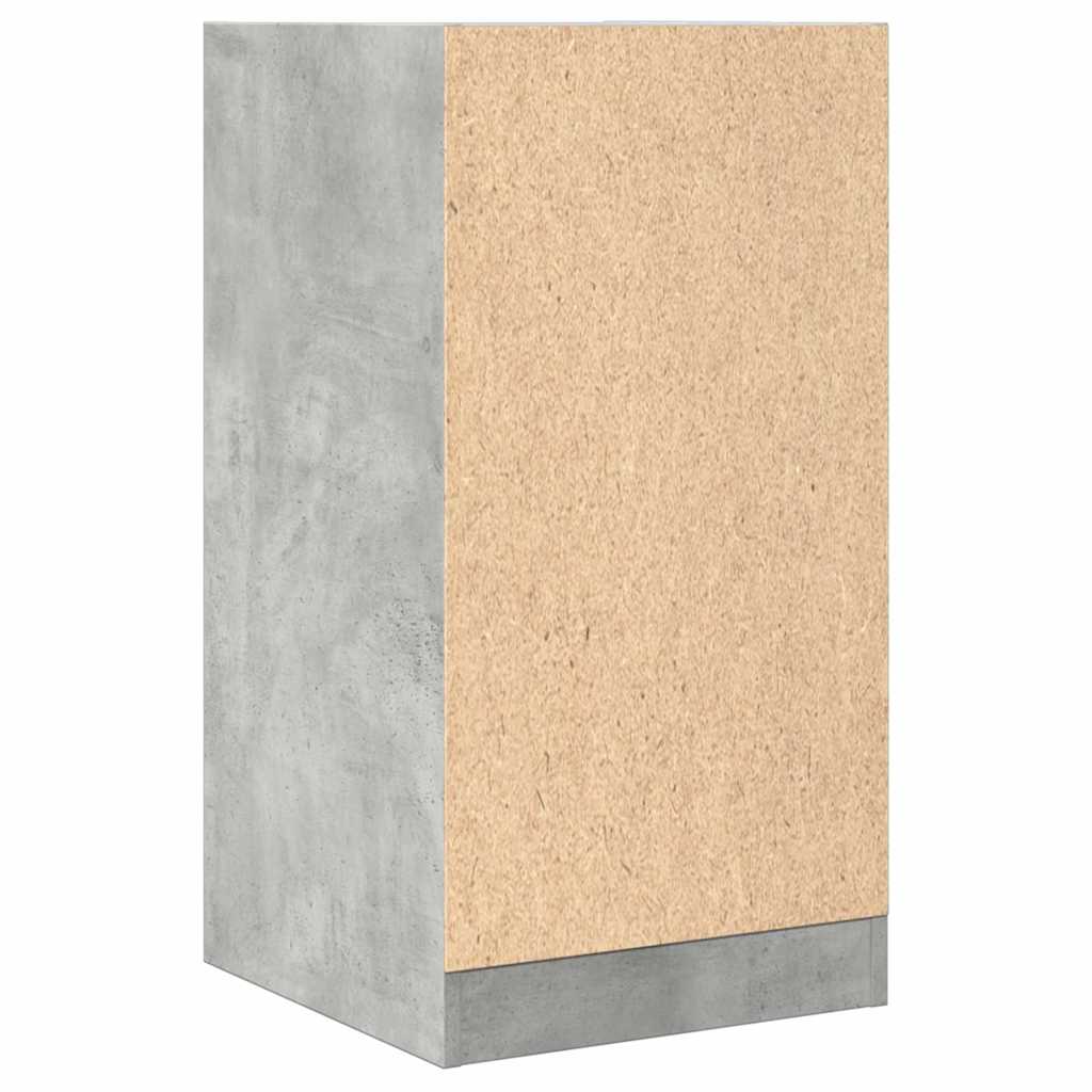 Ormarić za lijekove boja betona 40x41x77,5 cm konstruirano drvo