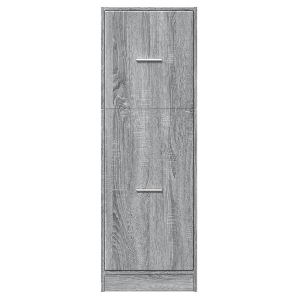 Ormarić za lijekove boja hrasta 40x41x118 cm konstruirano drvo