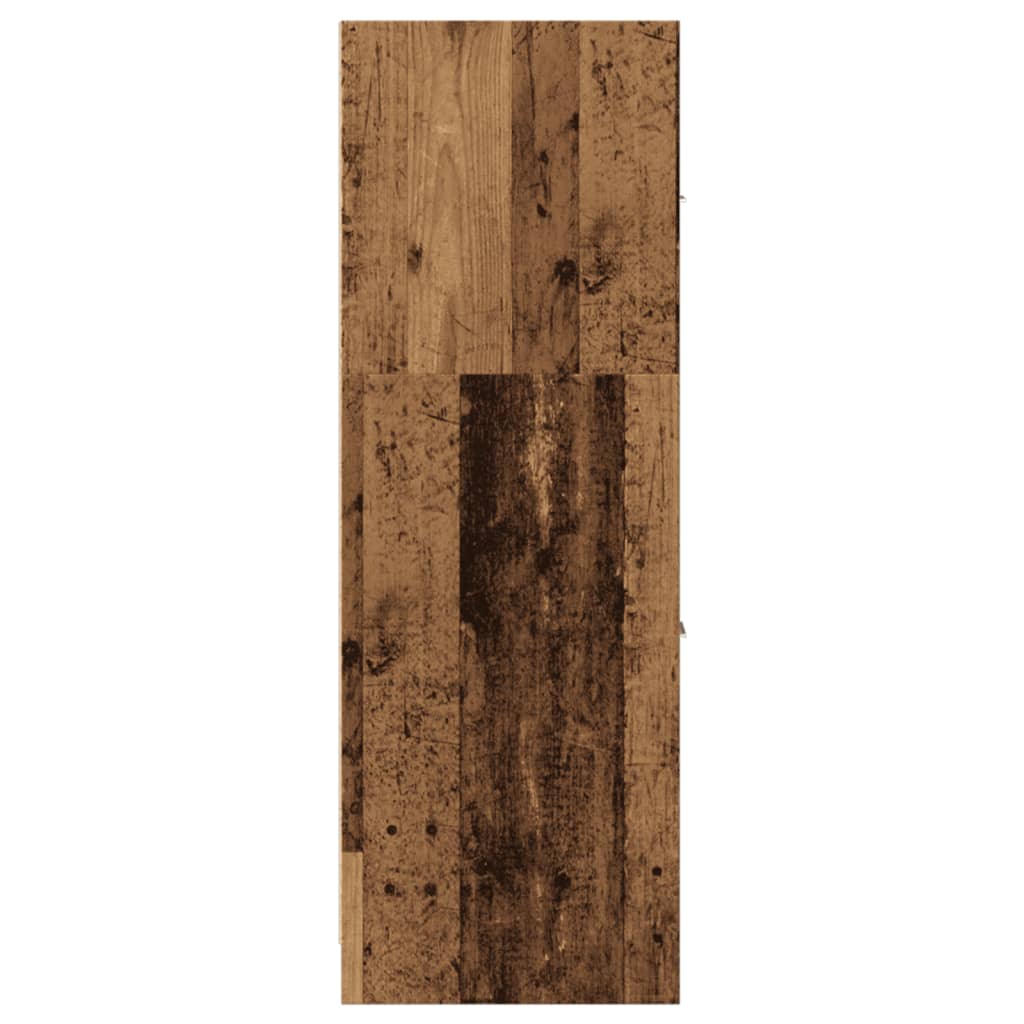 Ormarić za lijekove boja starog drvo 40x41x118 cm drveni
