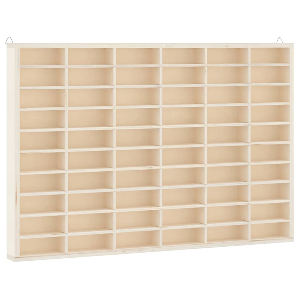 Drvena kolekcionarska vitrina sa 60 odjeljaka 60x4,5x40,5 cm