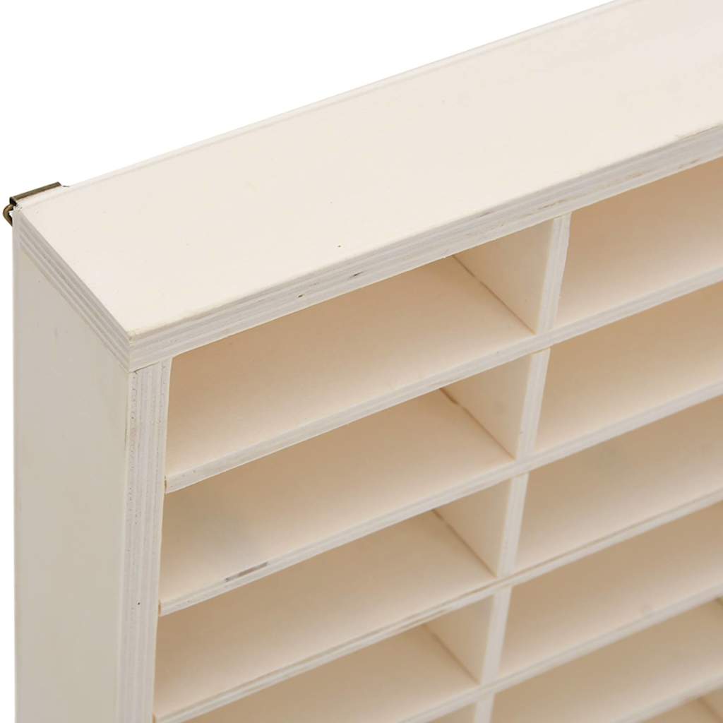 Drvena kolekcionarska vitrina sa 60 odjeljaka 60x4,5x40,5 cm