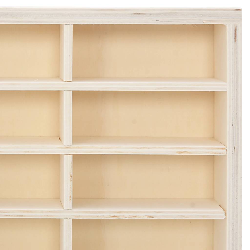 Drvena kolekcionarska vitrina sa 60 odjeljaka 60x4,5x40,5 cm