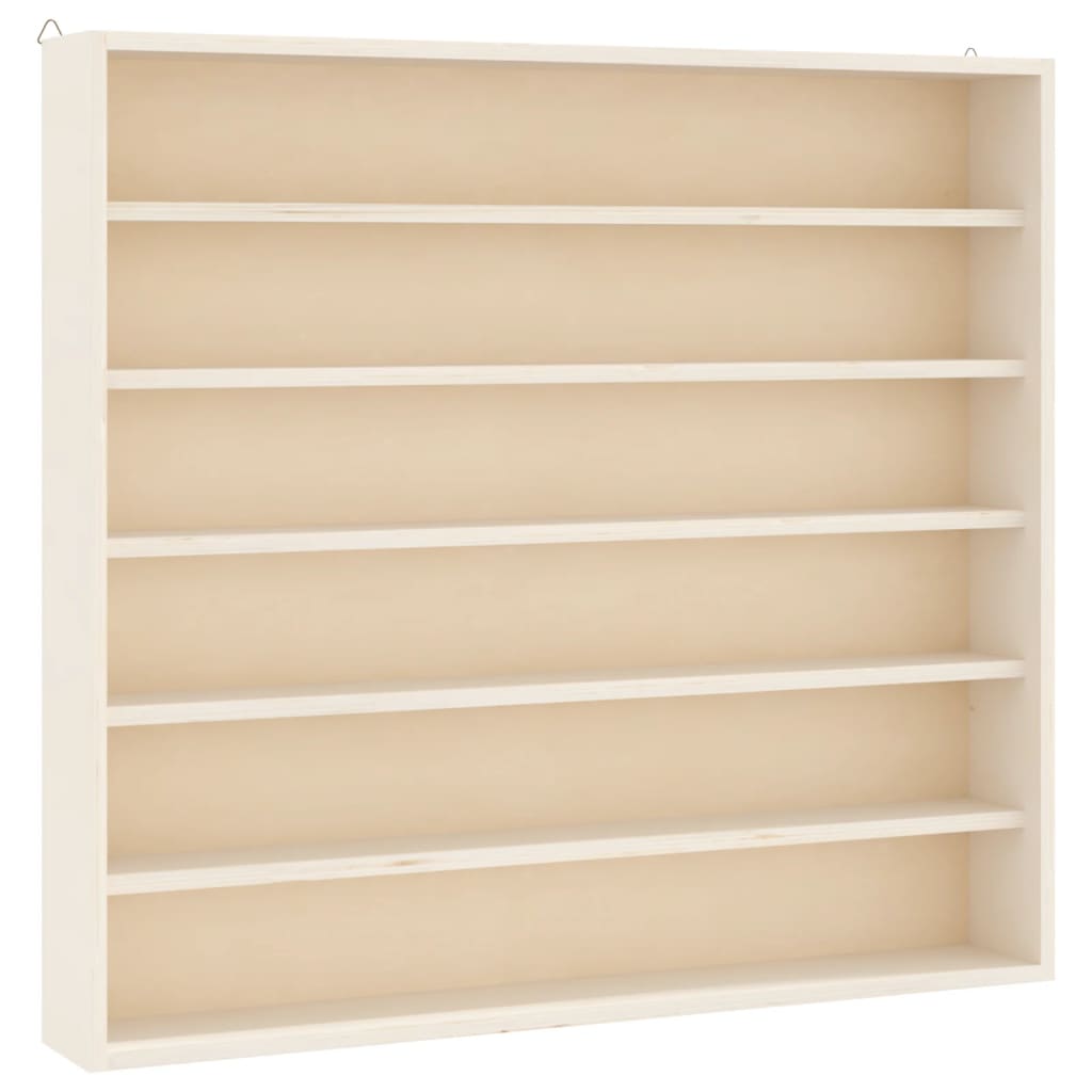 Drvena kolekcionarska vitrina sa 6 polica 60x8,5x55 cm