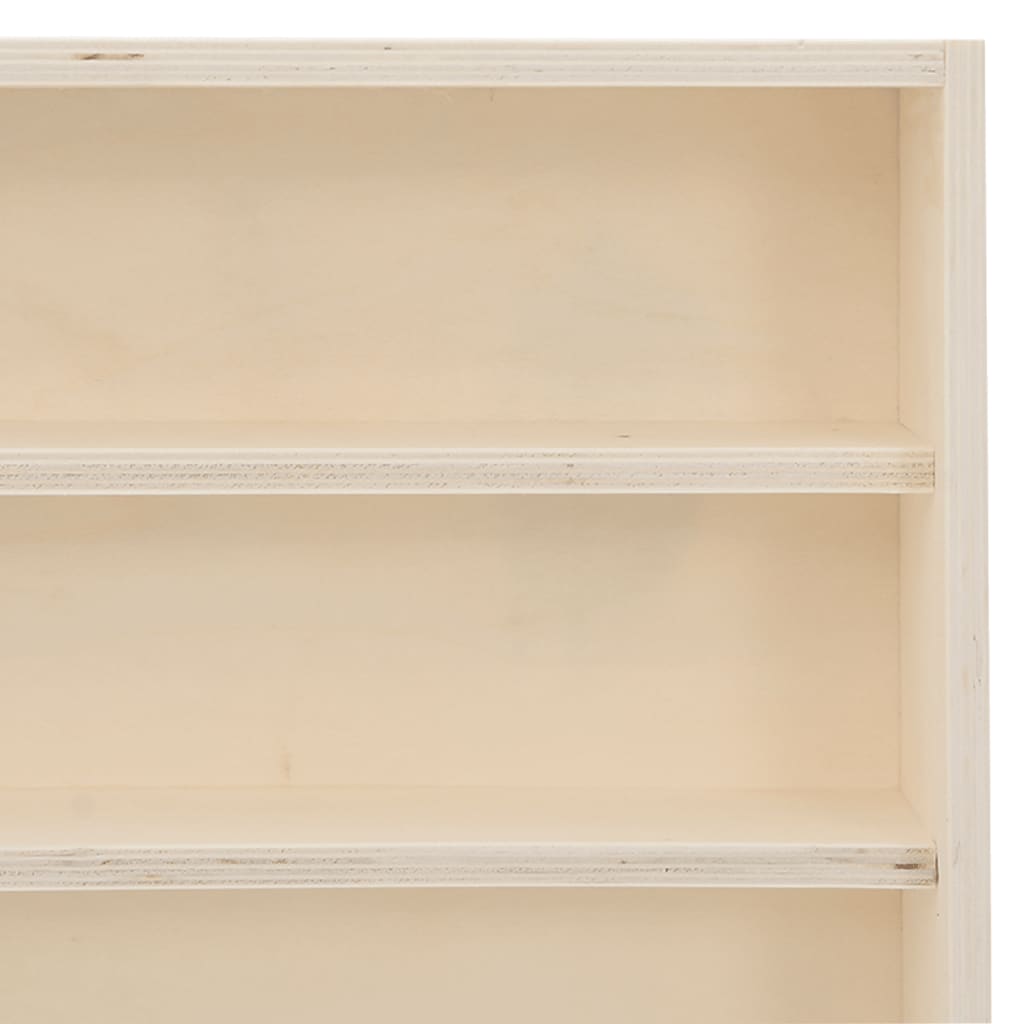 Drvena kolekcionarska vitrina sa 6 polica 60x8,5x55 cm