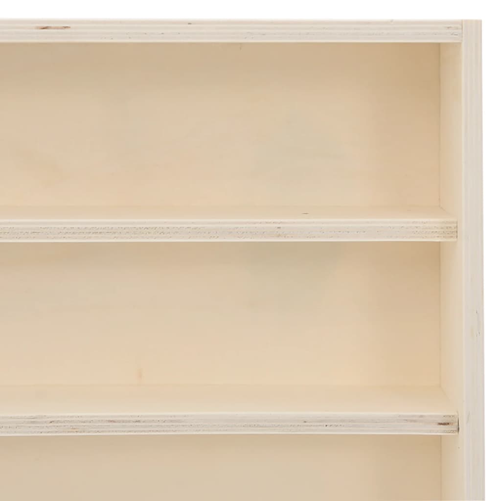 Drvena kolekcionarska vitrina sa 6 polica 80x8,5x55 cm