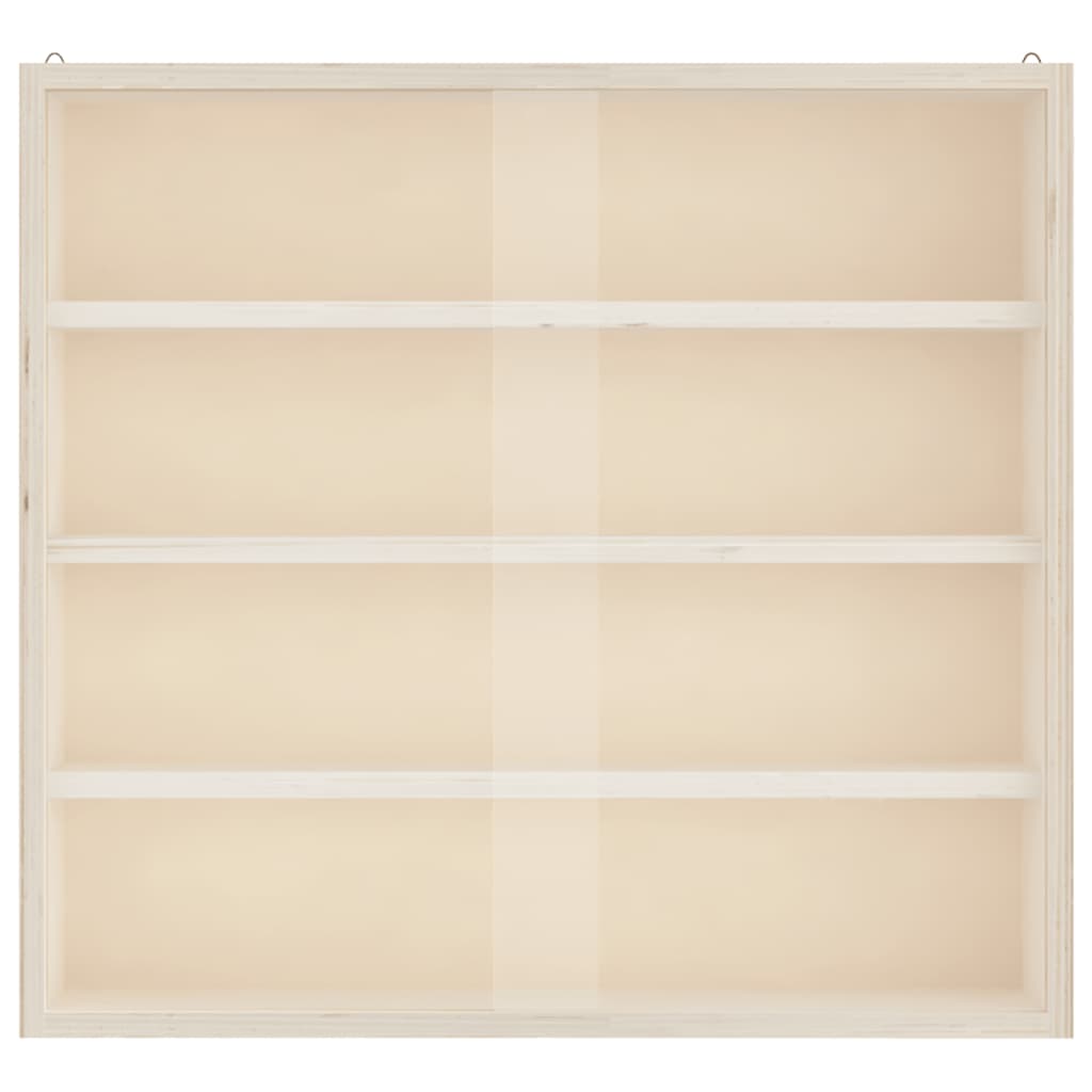 Drvena kolekcionarska vitrina s vratima 40x8,5x37 cm