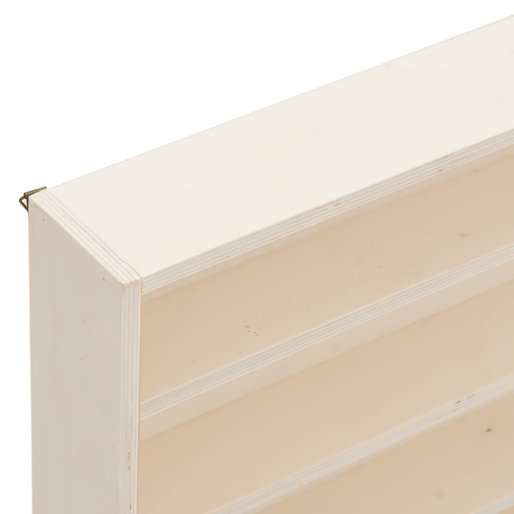 Drvena kolekcionarska vitrina s vratima 60x8,5x37 cm