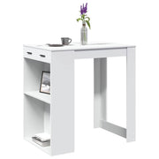 Barski stol bijeli 102 x 70 x 103,5 cm konstruirano drvo