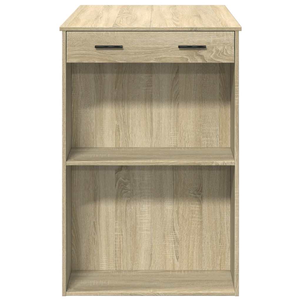 Barski stol boja hrasta 102x70x103,5 cm konstruirano drvo