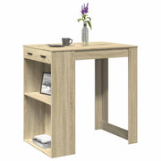 Barski stol boja hrasta 102x70x103,5 cm konstruirano drvo