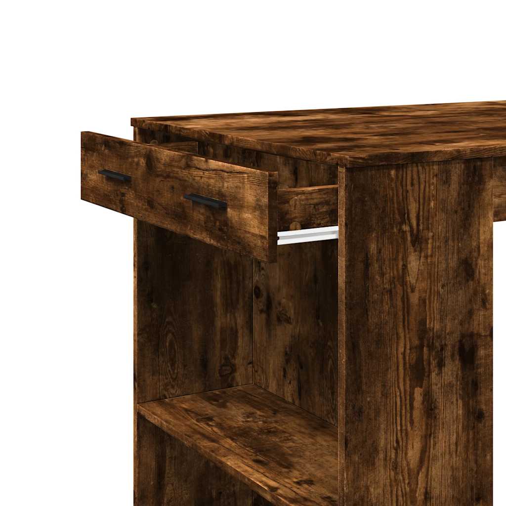 Barski stol boja hrasta 102 x 70 x 103,5 cm konstruirano drvo