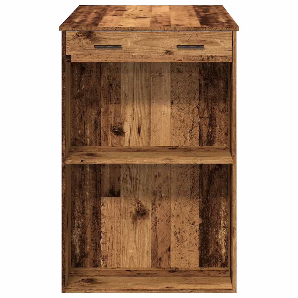 Barski stol boja starog drva 102x70x103,5 cm konstruirano drvo
