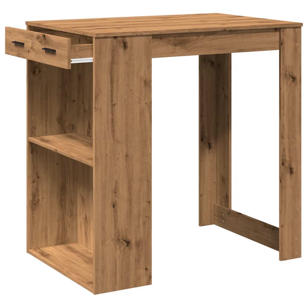 Barski stol boja hrasta 102 x 70 x 103,5 cm konstruirano drvo
