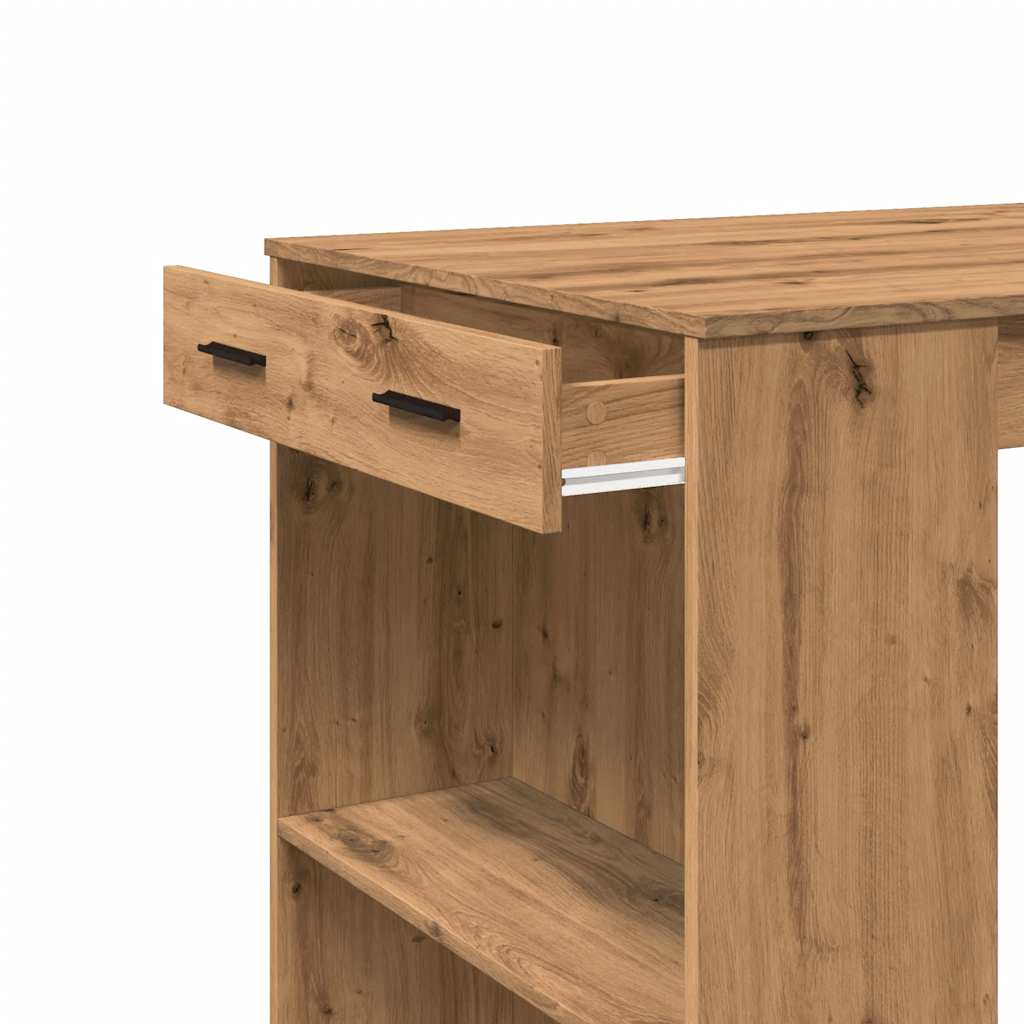 Barski stol boja hrasta 102 x 70 x 103,5 cm konstruirano drvo
