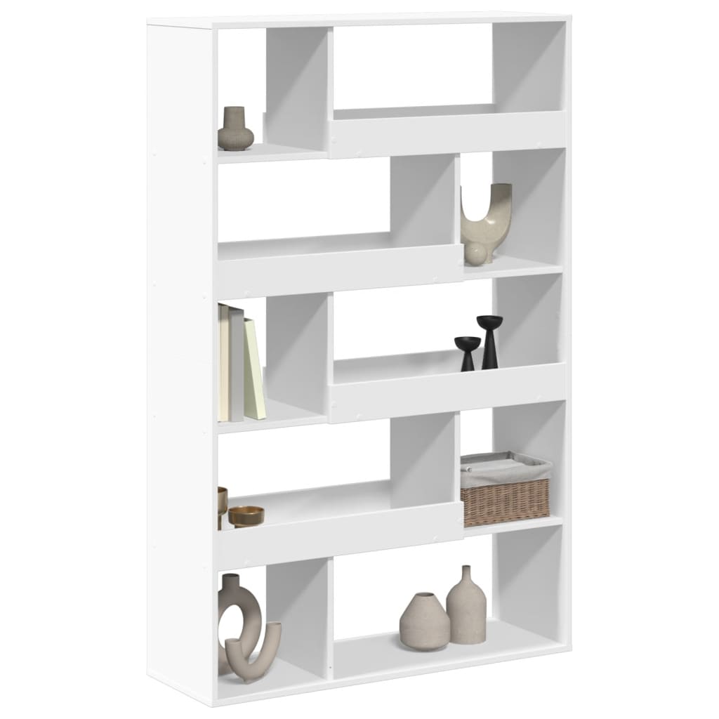 Regal za knjige bijeli 100x33x156,5 cm konstruirano drvo