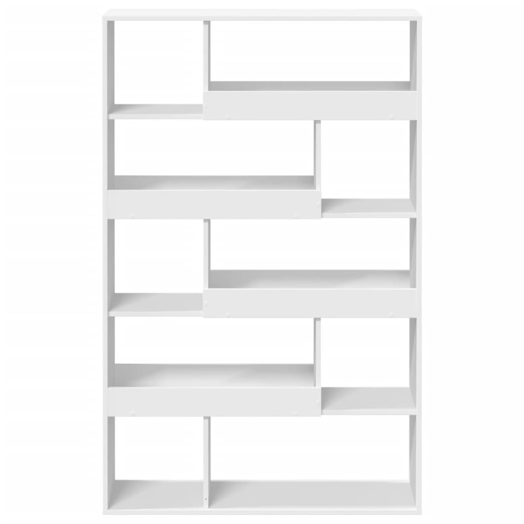 Regal za knjige bijeli 100x33x156,5 cm konstruirano drvo