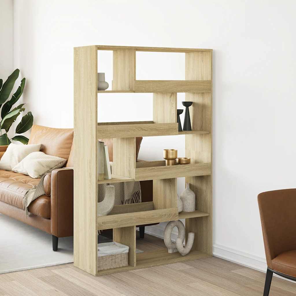 Regal za knjige boja hrasta 100x33x156,5 cm konstruirano drvo