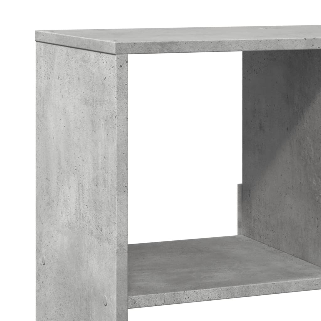 Regal za knjige boja betona 100x33x156,5 cm konstruirano drvo