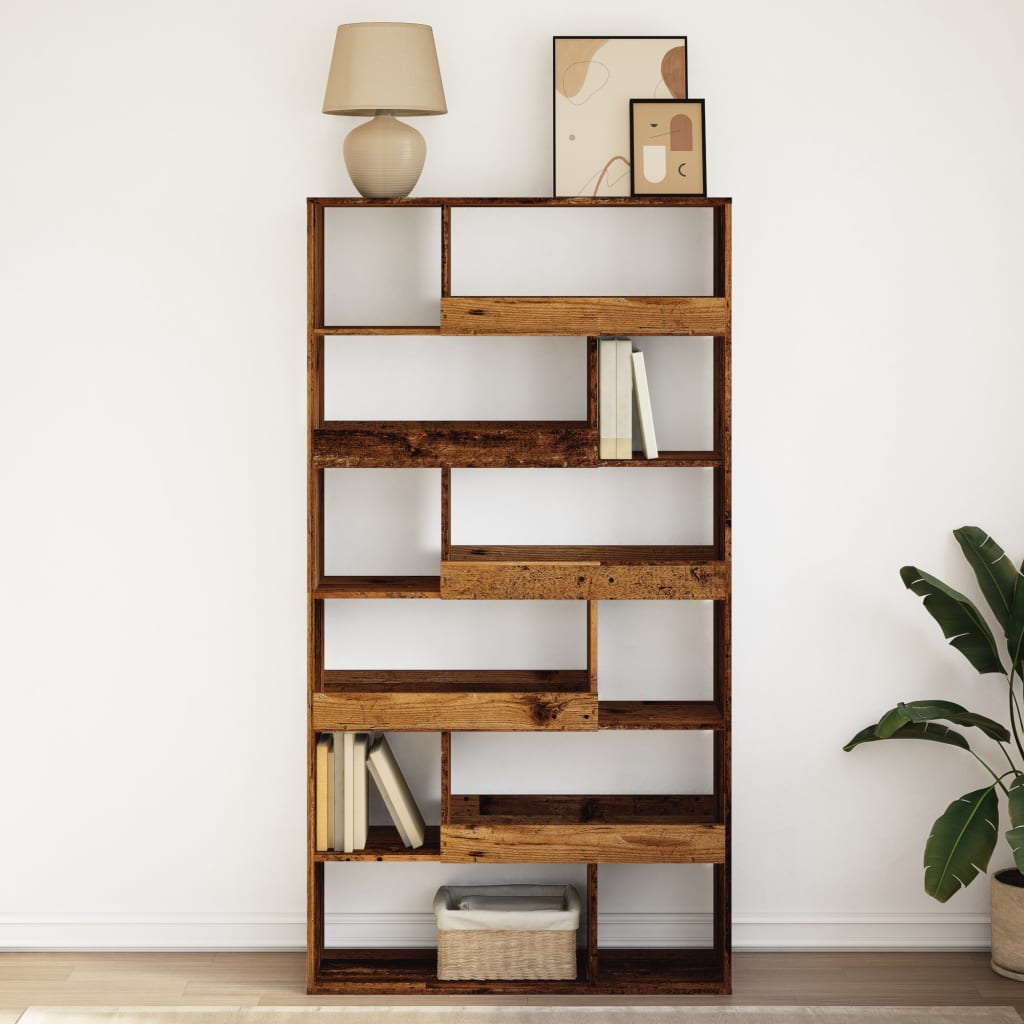 Regal za knjige boja drva 100x33x187,5 cm konstruirano drvo
