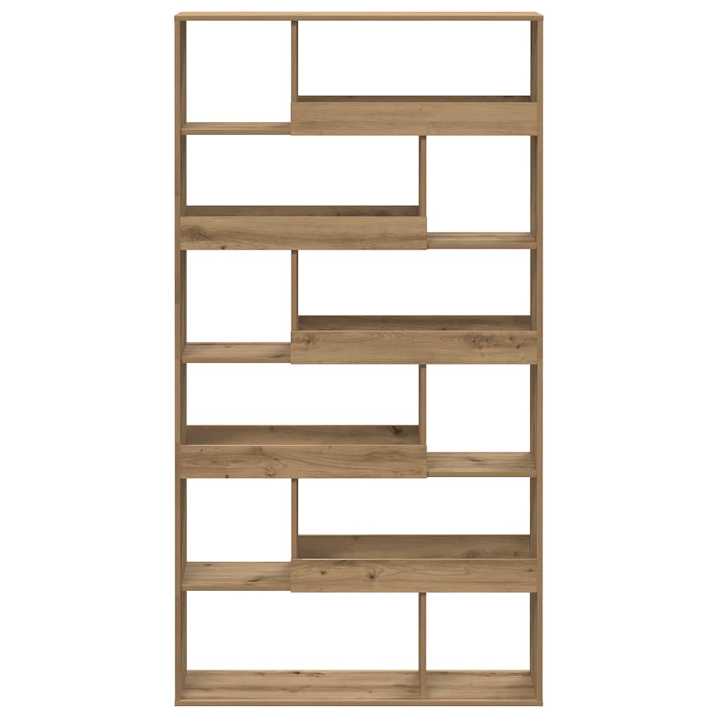 Regal za knjige boja hrasta 100x33x187,5 cm konstruirano drvo