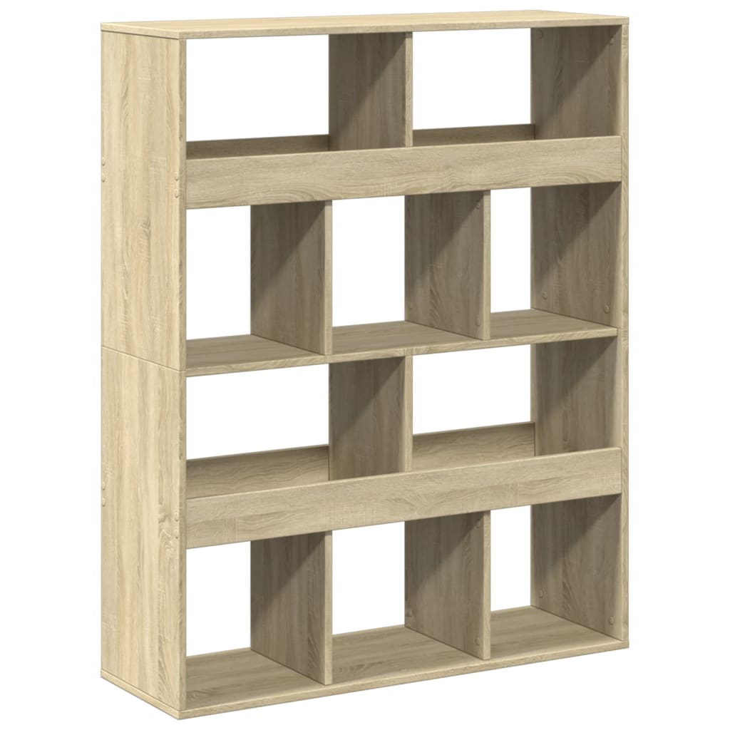 Regal za knjige boja hrasta 100x33x125,5 cm konstruirano drvo
