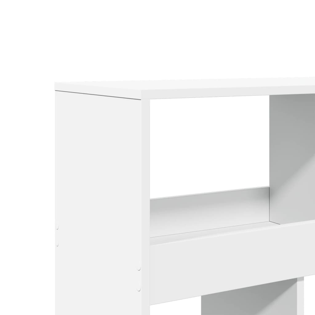 Regal za knjige bijeli 100 x 33 x 187,5 cm konstruirano drvo