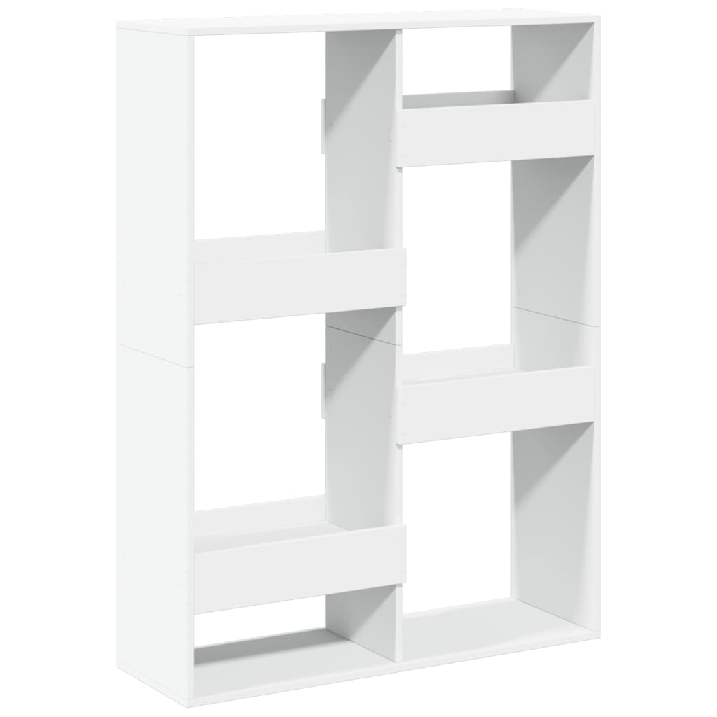 Regal za knjige bijeli 100x33x135 cm od konstruiranog drva