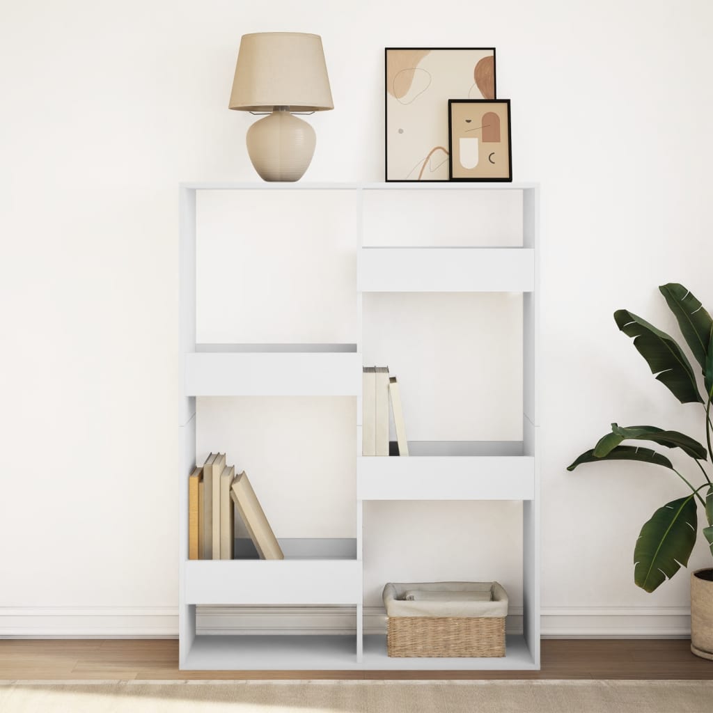 Regal za knjige bijeli 100x33x135 cm od konstruiranog drva