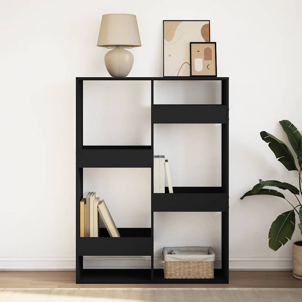 Regal za knjige crni 100x33x135 cm konstruirano drvo