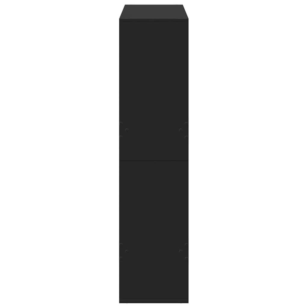 Regal za knjige crni 100x33x135 cm konstruirano drvo