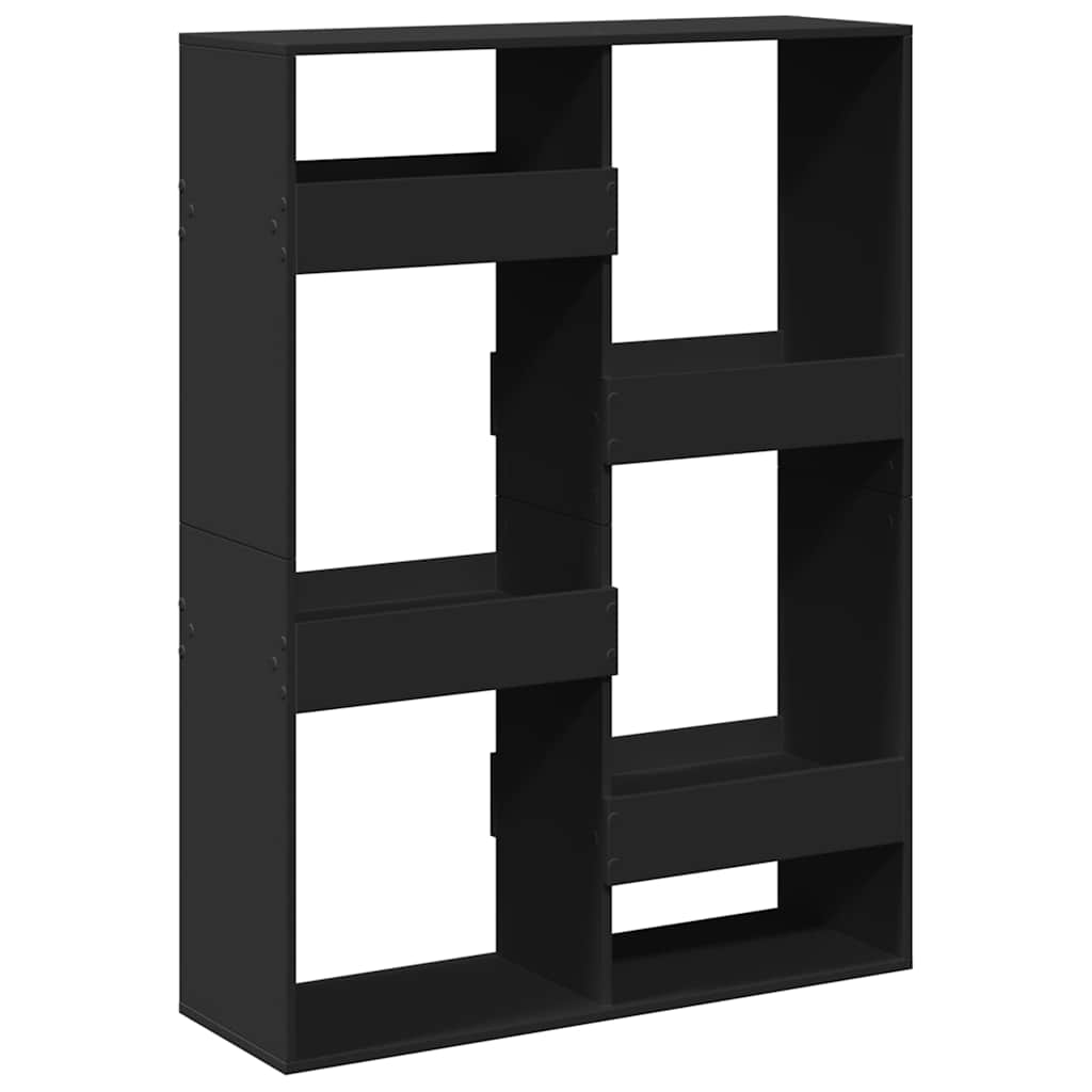 Regal za knjige crni 100x33x135 cm konstruirano drvo