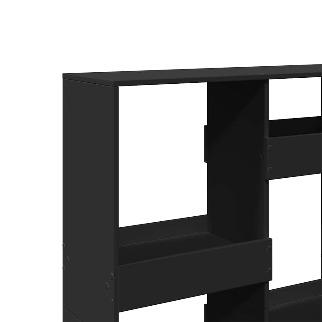Regal za knjige crni 100x33x135 cm konstruirano drvo