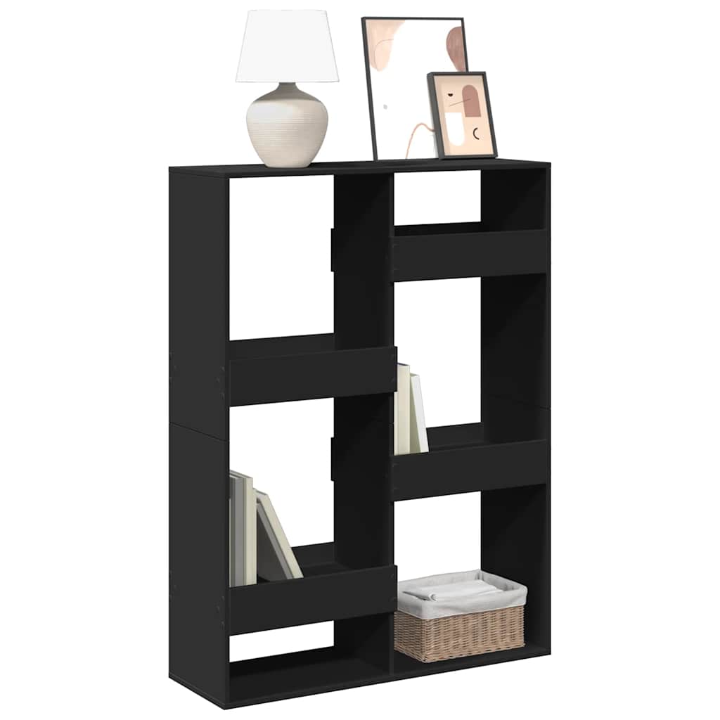 Regal za knjige crni 100x33x135 cm konstruirano drvo