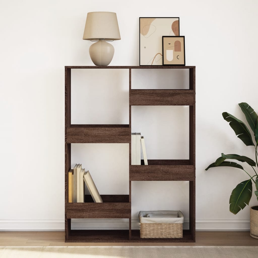 Regal za knjige boja hrasta 100x33x135 cm konstruirano drvo