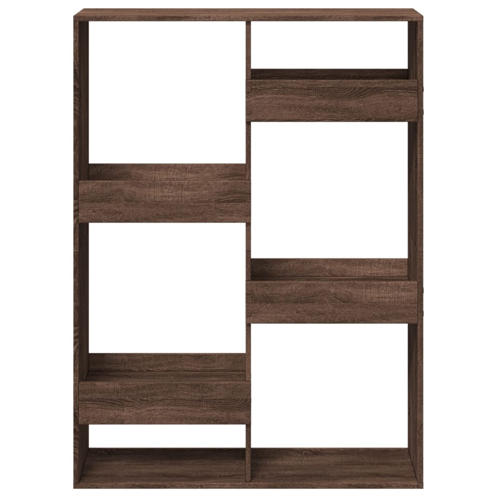 Regal za knjige boja hrasta 100x33x135 cm konstruirano drvo
