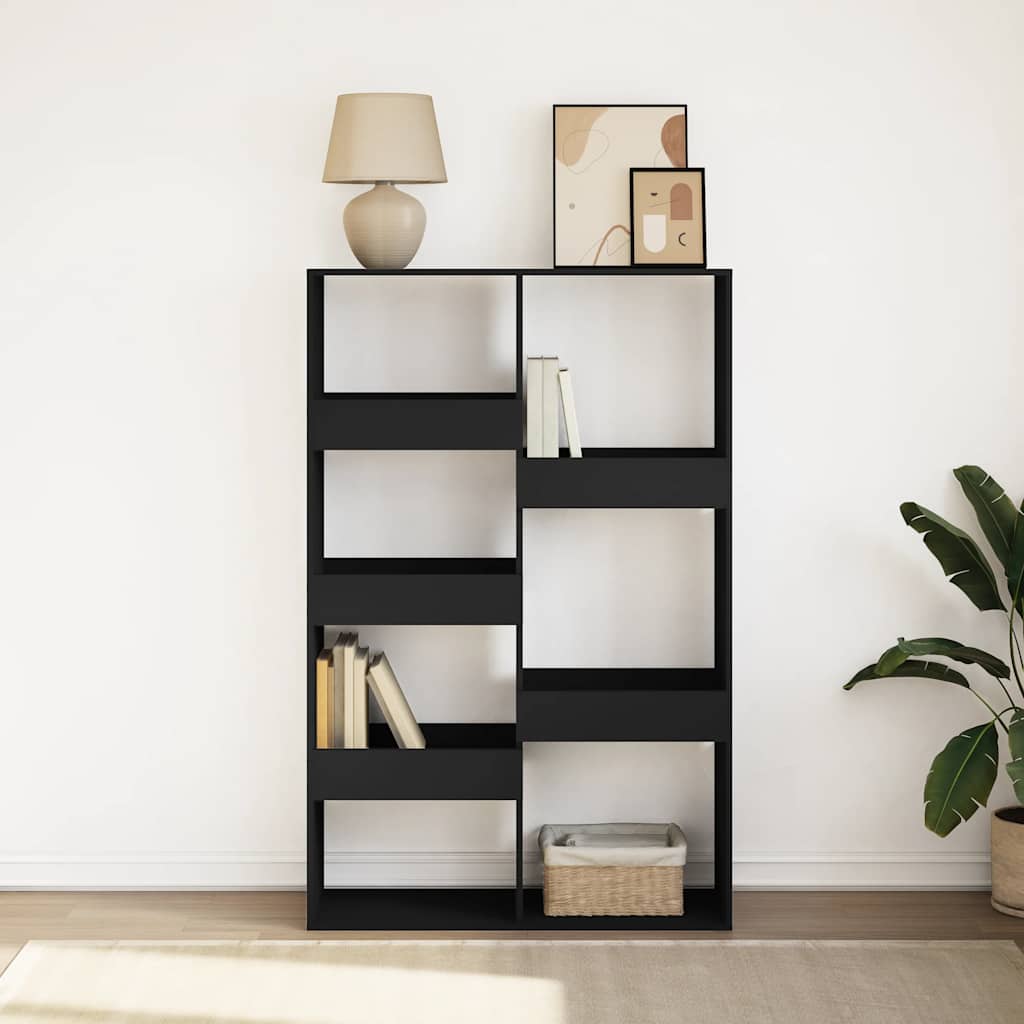 Regal za knjige crni 100x33x155,5 cm od konstruiranog drva