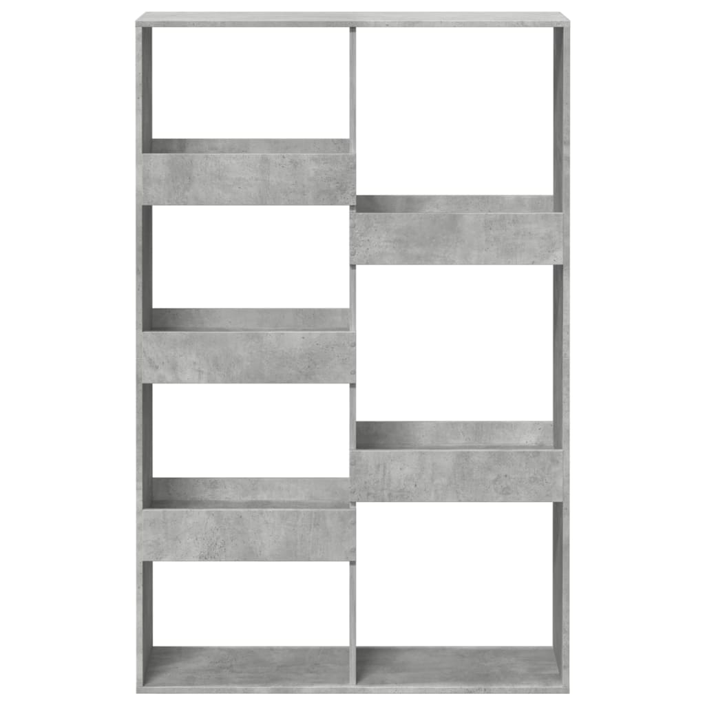 Regal za knjige boja betona 100x33x155,5 cm konstruirano drvo