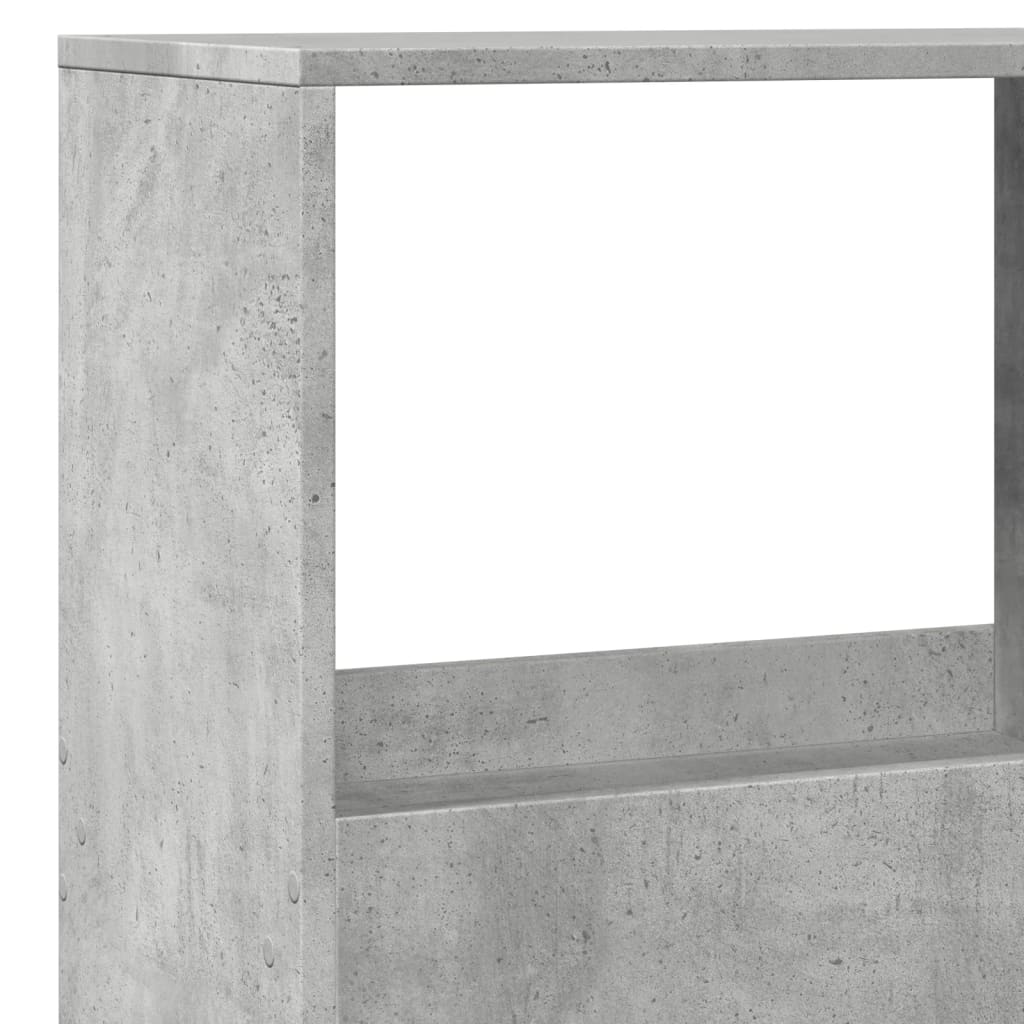 Regal za knjige boja betona 100x33x155,5 cm konstruirano drvo