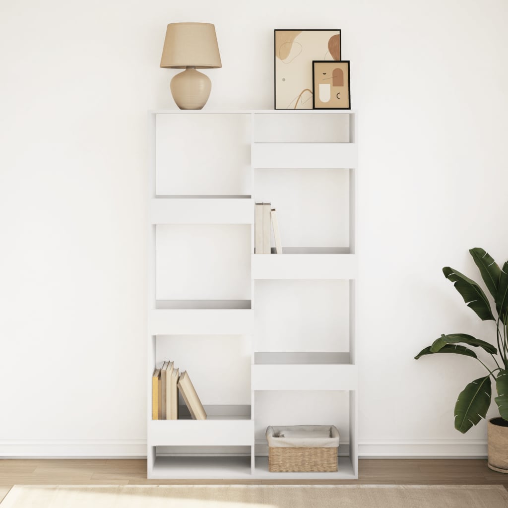 Regal za knjige bijeli 100x33x175 cm od konstruiranog drva