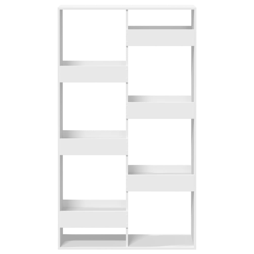 Regal za knjige bijeli 100x33x175 cm od konstruiranog drva